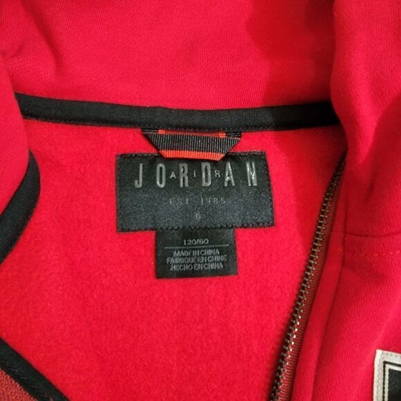 Air Jordan 1 3 4 5 6 7 8 11 12 13 OG Retro Bred Infrared Black Red Unisex Kids 7 - Picture 5 of 7